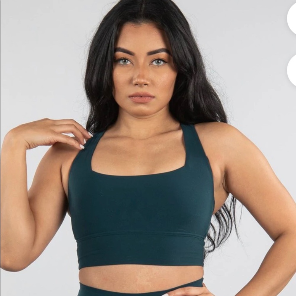 Buff bunny Teal me more Revolution Sports bra